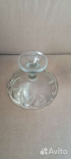 Ваза для фруктов стекло СССР