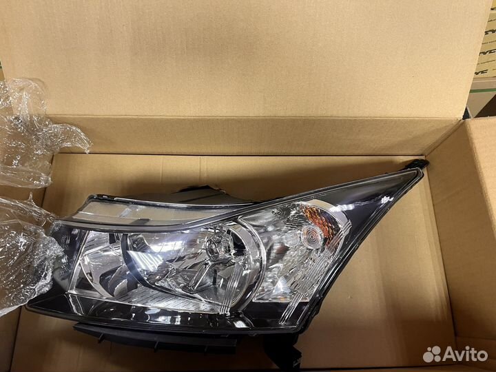 Фары Chevrolet Cruze чёрная маска