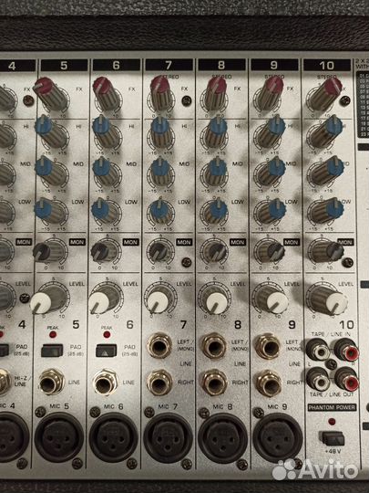 Микшер с усилителем behringer pmx2000