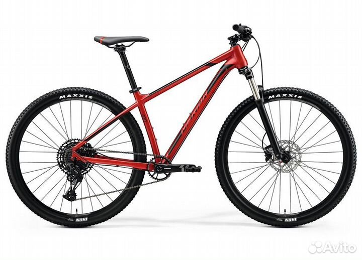 Велосипед merida BIG nine 400 RED/black 29