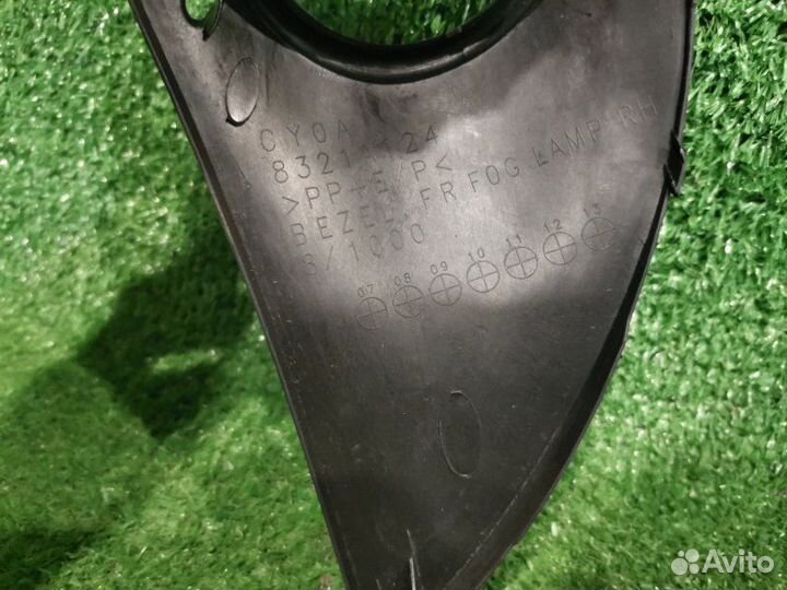 Решетка переднего бампера под птф правая