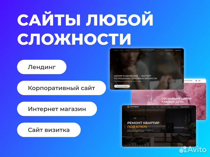 Создание сайтов