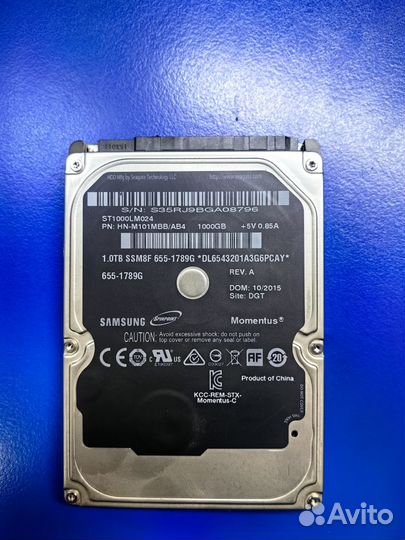 Жесткий диск seagate 1 тб 2.5