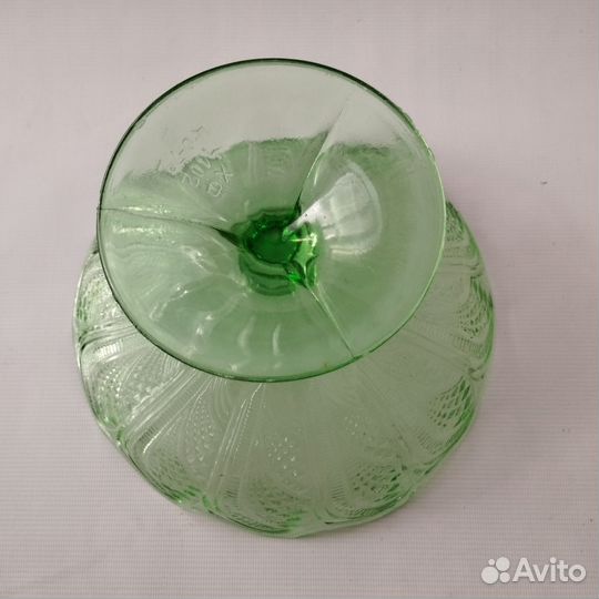 Ваза, конфетница. Цветное стекло, СССР