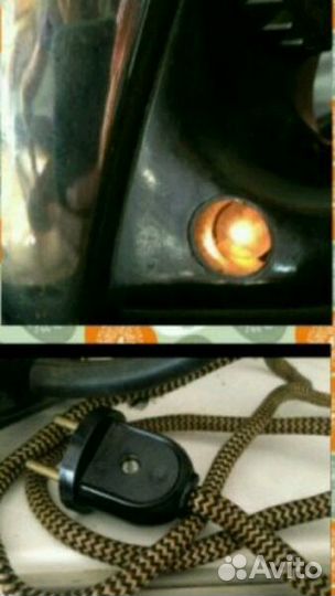 Утюг советский металлический рабочий