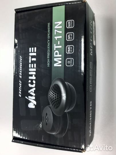 Пищалки твитеры Machete MT 17 neo