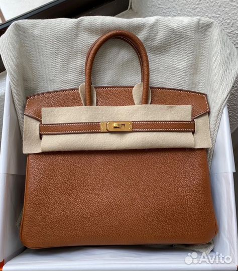 Сумка Hermes Birkin 25 Fauve Barenia в наличии