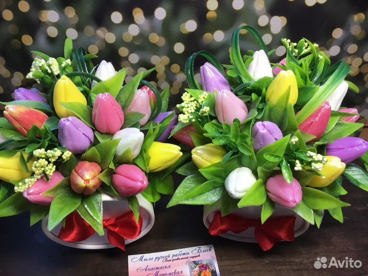 Букеты из мыла ручной работы