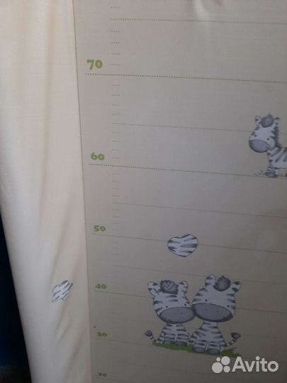 Пеленальная доска с ростомером