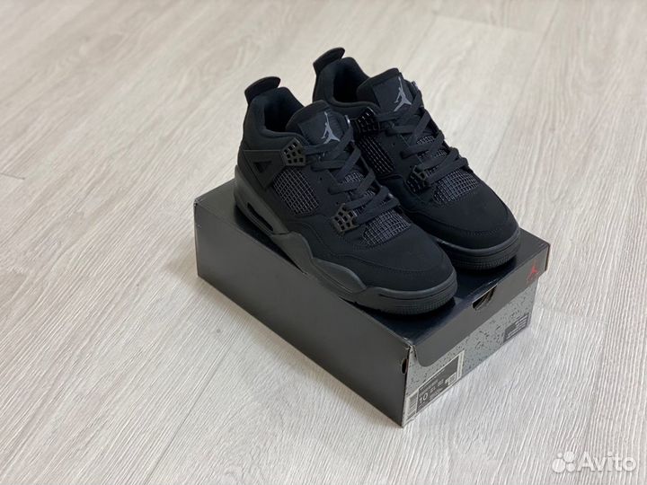 Кроссовки Nike Air Jordan 4 Black Cat (36-45)