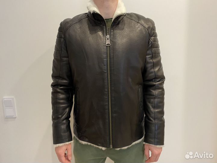 Дубленка натуральная мужская 48 50 размер