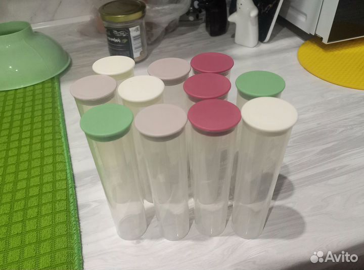 Для специй за 4шт 50мл набор банки мелочей