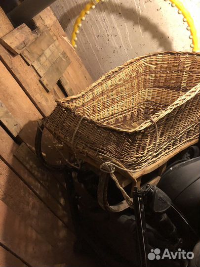 Плетеные санки