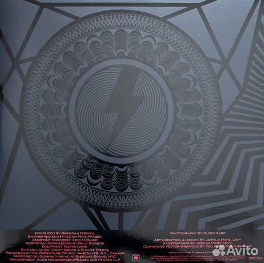 Виниловая пластинка AC/DC black ICE (180 gram/Gate