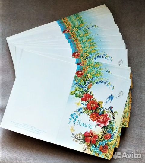 Открытки СССР Похитонова Коробова и др (9)