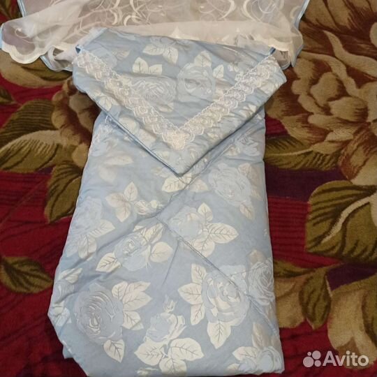 Конверт на выписку для мальчика зимний