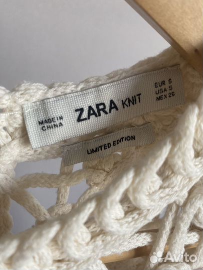 Платье вязаное женское Zara