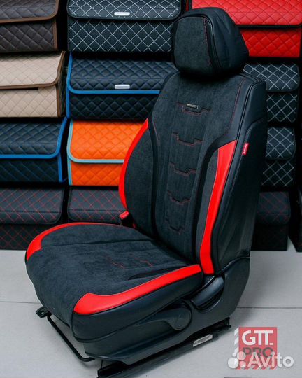 Авточехлы 5D LADA Vesta велюр премиум каркасные