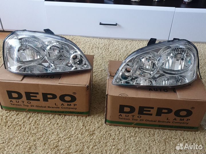Фары на chevrolet lacetti седан,универсал
