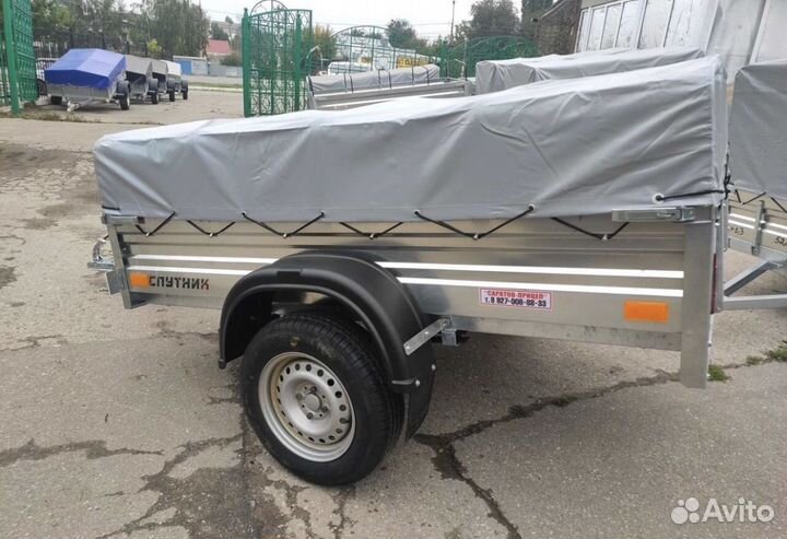 Прицеп бортовой 2,16х1,31м Тент 0,65м в Ульяновске