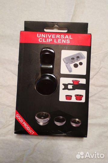 Универсальный зажимной объектив к телефону новый