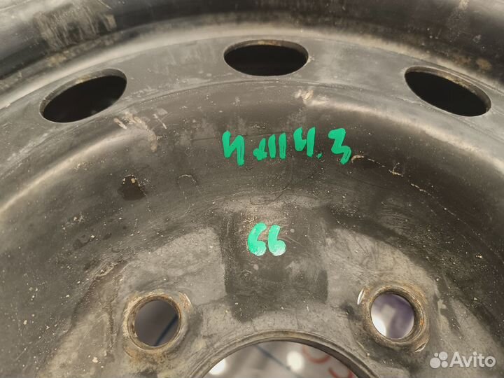 Диск штампованный R15 4*114.3 1 шт