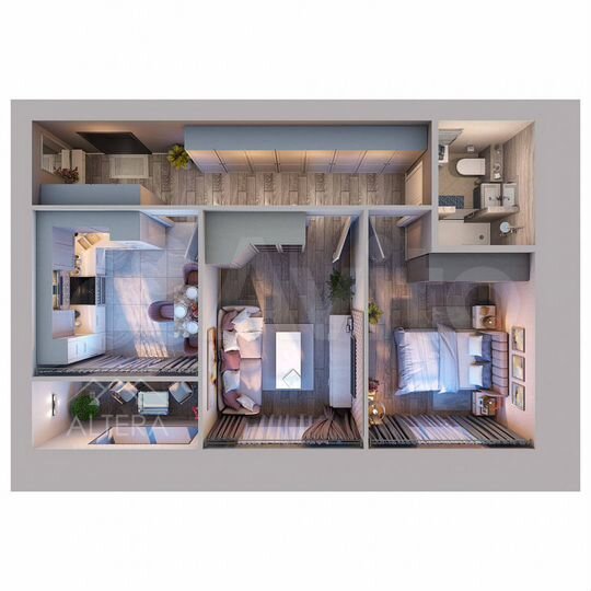 2-к. квартира, 48,9 м², 3/8 эт.