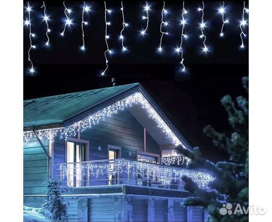 Гирлянда уличная Бахрома 12 метров