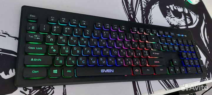 Игровая клавиатура sven с подсветкой