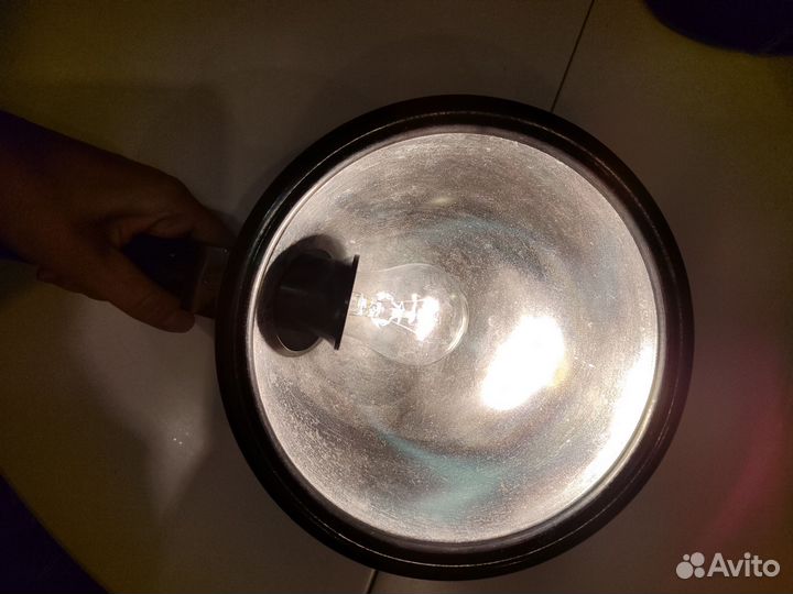 Синяя лампа для прогревания СССР, рефлектор Минина