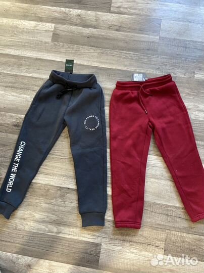 Брюки с начесом 110-116