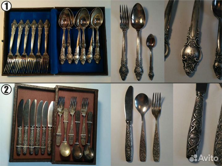 Мильхировые столовые приборы 