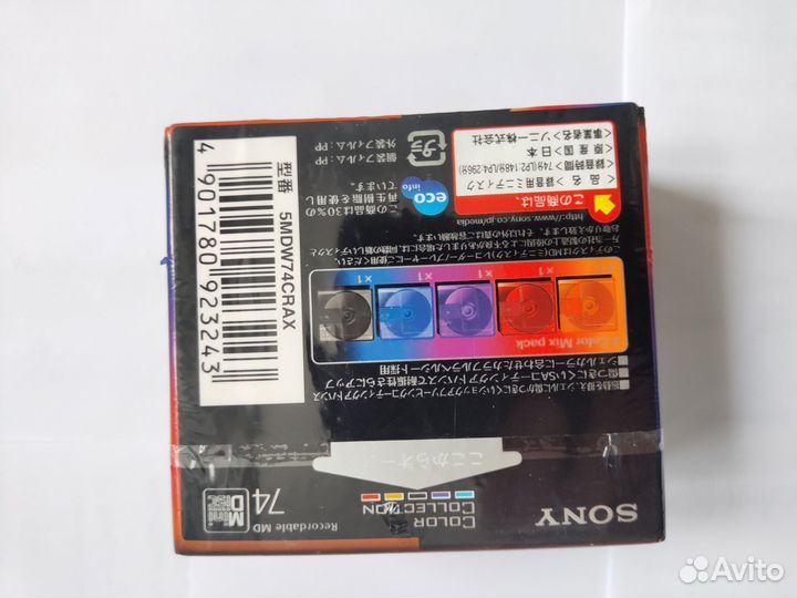 Минидиски Sony, JVC, TDk