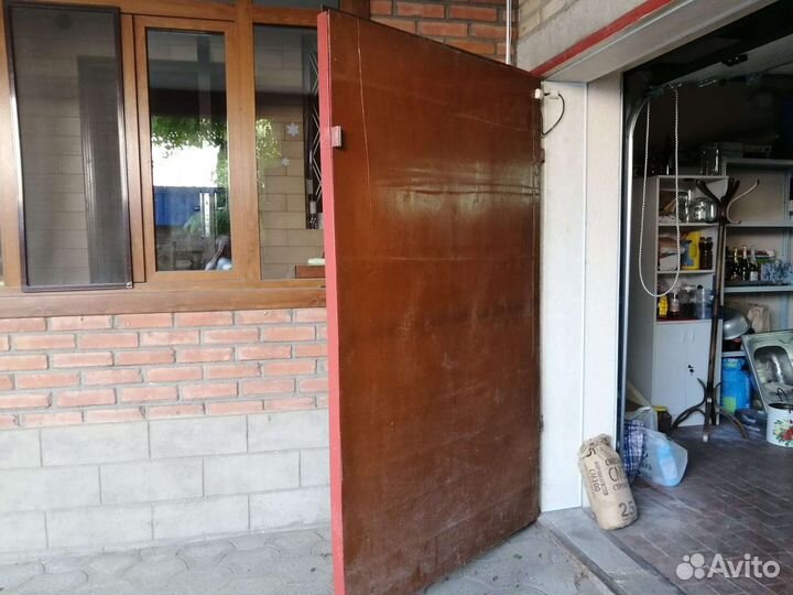 Ворота гаражные металлические бу