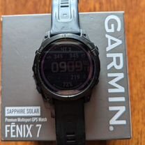 Garmin fenix 7 sapphire solar titanium