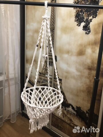 Кашпо подвесное макраме