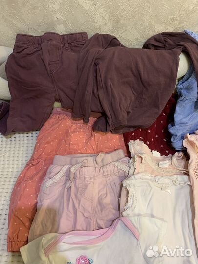 Вещи пакетом на девочку 74-80