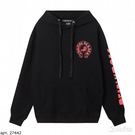 Худи Chrome Hearts Черное