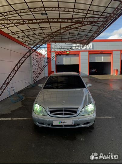 Mercedes-Benz S-класс 3.2 AT, 2000, битый, 235 703 км