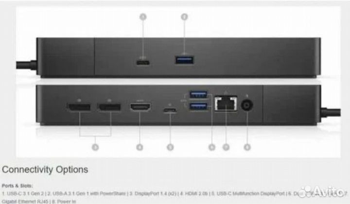 Док станция dell wd19