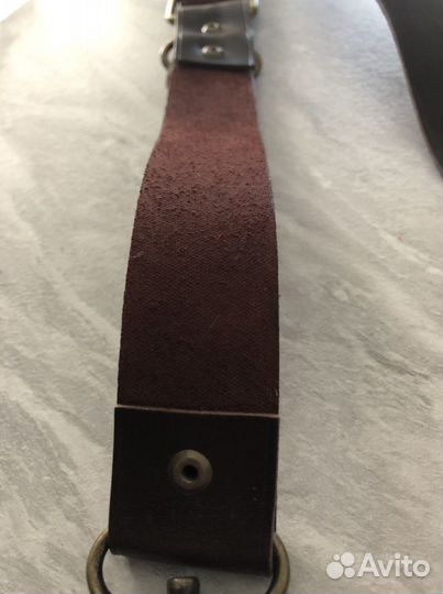 Подтяжки кожаные