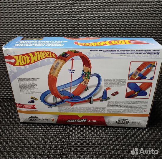 Новый трек невероятная петля Hot wheels