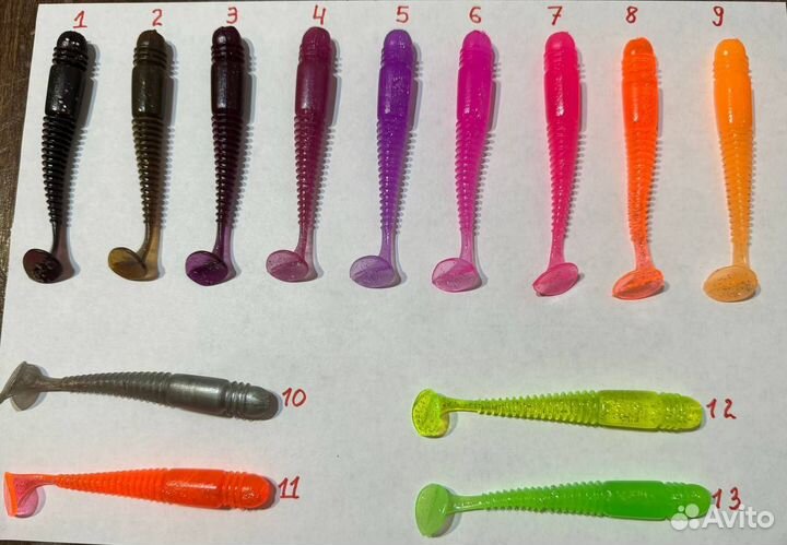 Силиконовые приманки Tioga 3,9