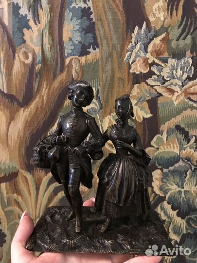 Бронзовая статуэтка Франция