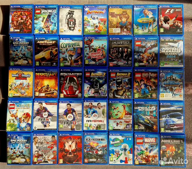 Картриджи для PS vita