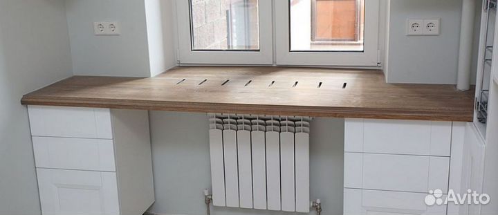 Подоконник столешница из массива