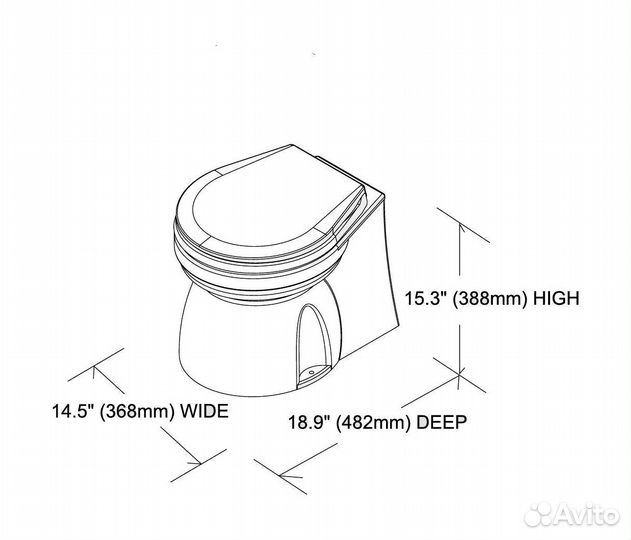Унитаз судовой