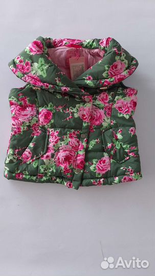 Безрукавка жилет для девочки faberlic р.104 Новая