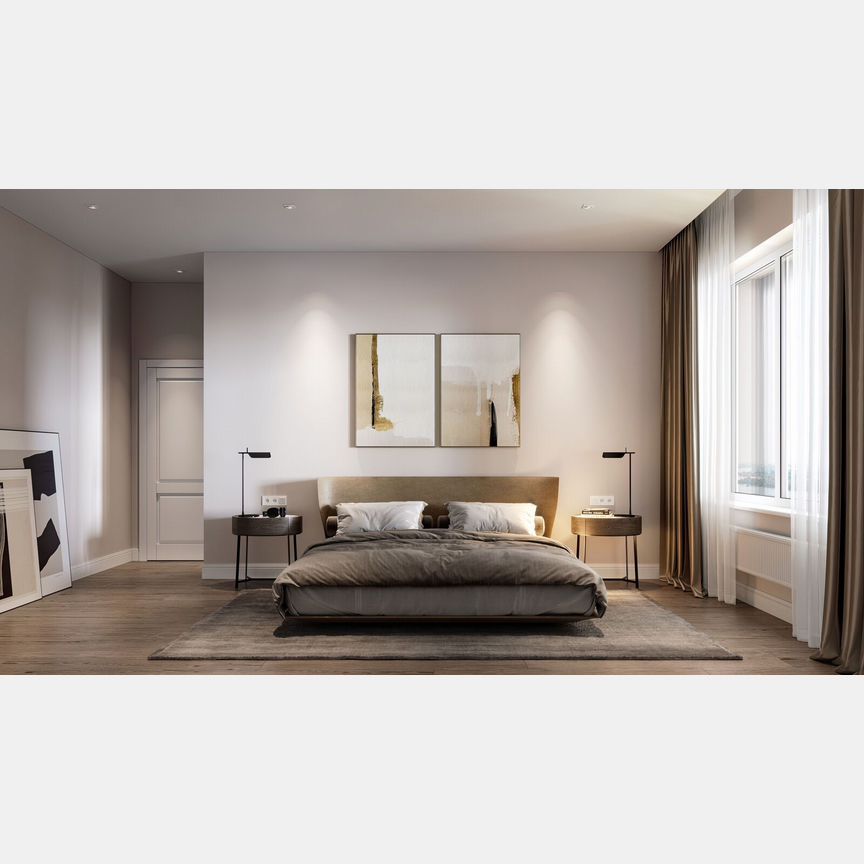 3-к. квартира, 55,8 м², 67/68 эт.