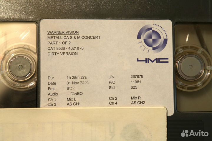 Лента с записями в формате 38/2